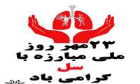 "مشارکت همه جانبه جامعه، مسیر مطمئن برای دستیابی به حذف سل"