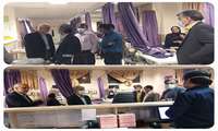 دیدار رئیس دانشگاه علوم پزشکی هرمزگان با پرسنل بیمارستان رودان 