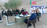 برپایی ایستگاه سلامت همزمان با یادواره شهدای گمنام 