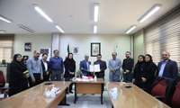 تقدیر دکتر جاودان رئیس دانشگاه از مدیر درمان تأمین اجتماعی استان 