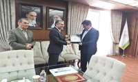 دیدار رئیس مرکز بهداشت  با سرپرست سازمان منطقه آزاد کیش