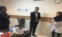 حضور معاون بهداشتی دانشگاه علوم پزشکی هرمزگان در مرکزخدمات  جامع سلامت  روستایی سرخون به مناسبت روز پرستار