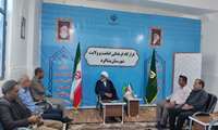 دیدار سرپرست شبکه بهداشت و درمان بشاگرد با امام جمعه این شهرستان به مناسبت هفته سلامت 