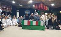 مراسم استقبال و زیارت پیکر شهید سامی مقام در معراج شهدای تهران برگزار شد
