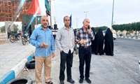 بازدید میدان مواکب درمانی شهیدعراقی زاده در کربلای معلی  و نجف اشرف در طی۲۴ ساعت 