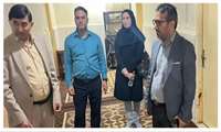 حضور معاون فرهنگی دانشجویی دانشگاه علوم پزشکی هرمزگان در بندرلنگه 