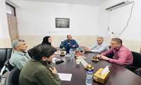 نشست مدیر شبکه بهداشت بندرخمیر با پزشکان بخش خصوصی