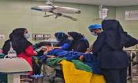خارج کردن سوزن از مجرای تنفسی کودک ۹ ساله در بیمارستان کودکان بندرعباس