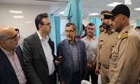 خدمات درمانی به مصدومان با تمام ظرفیت ادامه دارد 