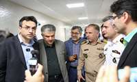 بازدید معاون درمان وزارت بهداشت از بیمارستان سیدالشهدای ارتش