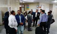 گزارش تصویری بازدید سرزده رییس دانشگاه علوم پزشکی هرمزگان به همراه بازرس وزارت بهداشت درمان از بیمارستان و شبکه بهداشت درمان جاسک
