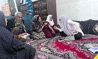  ارائه خدمات رایگان درمانی در مرکز گنج حاجی‌آباد