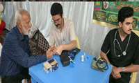 ارائه خدمات رایگان سلامت در مسجد ولیعصر محله آزادگان