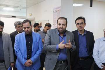 تصاویر بازدید از بیمارستان فارابی بستک و کلنگ زنی توسعه اورژانس بستک5