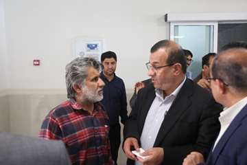 تصاویر بازدید از بیمارستان فارابی بستک و کلنگ زنی توسعه اورژانس بستک14