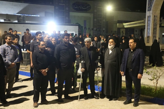 مراسم تشییع شهدای گمنام در پردیس دانشگاه علوم پزشکی هرمزگان برگزار شد 