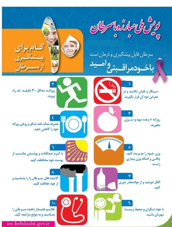 هفته پویش ملی مبارزه با سرطان 